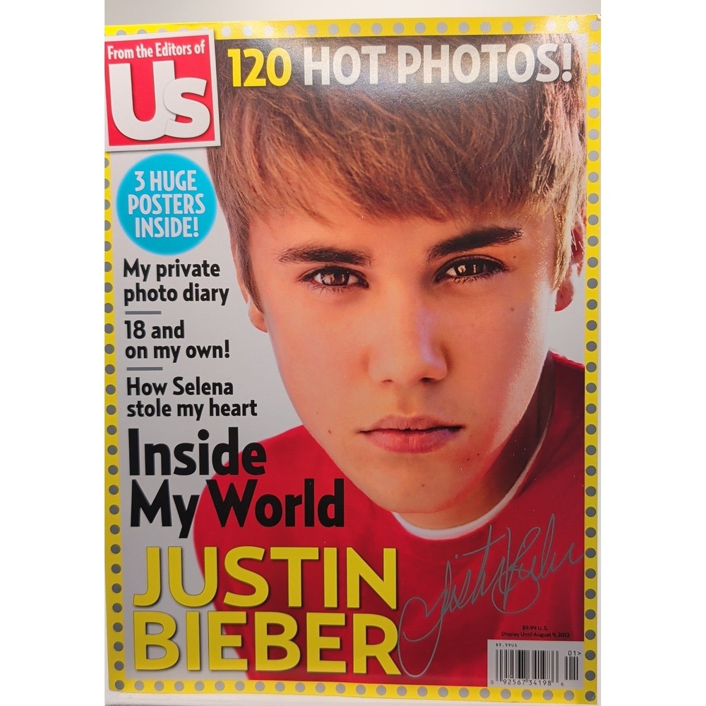 Us Magazine Justin Bieber Multi Inside My World 2012 Special No Posters